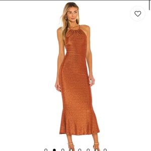 Misha Collection Bronze Greta dress